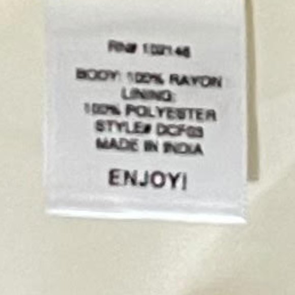 Michael Stars Medium Cream Gold Metallic Star Printed Long Sleeve Blouse - Picture 6 of 6